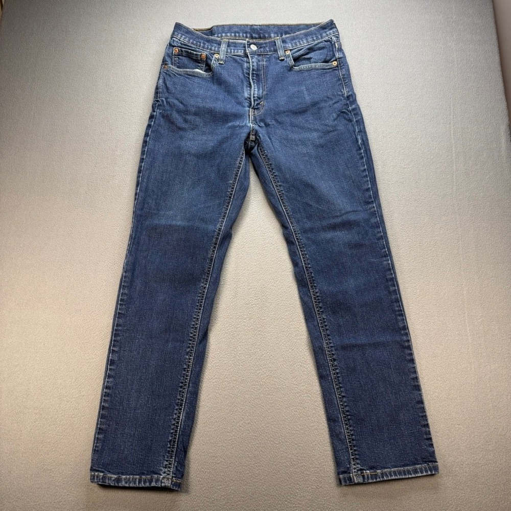 Levis 541 Jeans Athletic Taper Fit 33x32 (FIT 31x29) Blue Denim Stretch Cotton - Picture 2 of 12